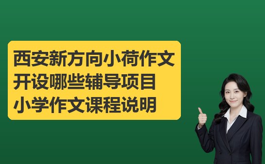 西安新方向小荷作文小学作文课程说明