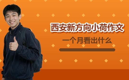 西安新方向小荷作文上一个月能看出什么