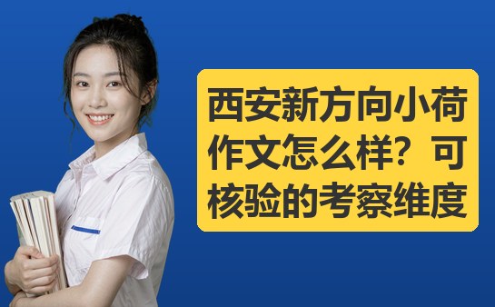 西安新方向小荷作文怎么样？可核验的考察维度